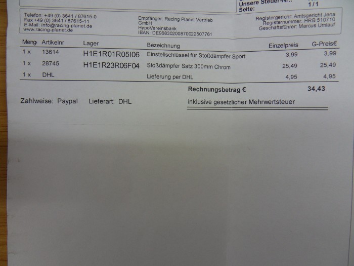 Rechnung