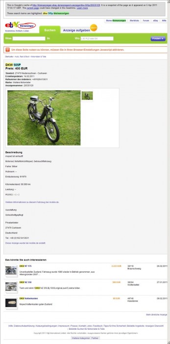 Ebay_Kleinanzeigen_505P